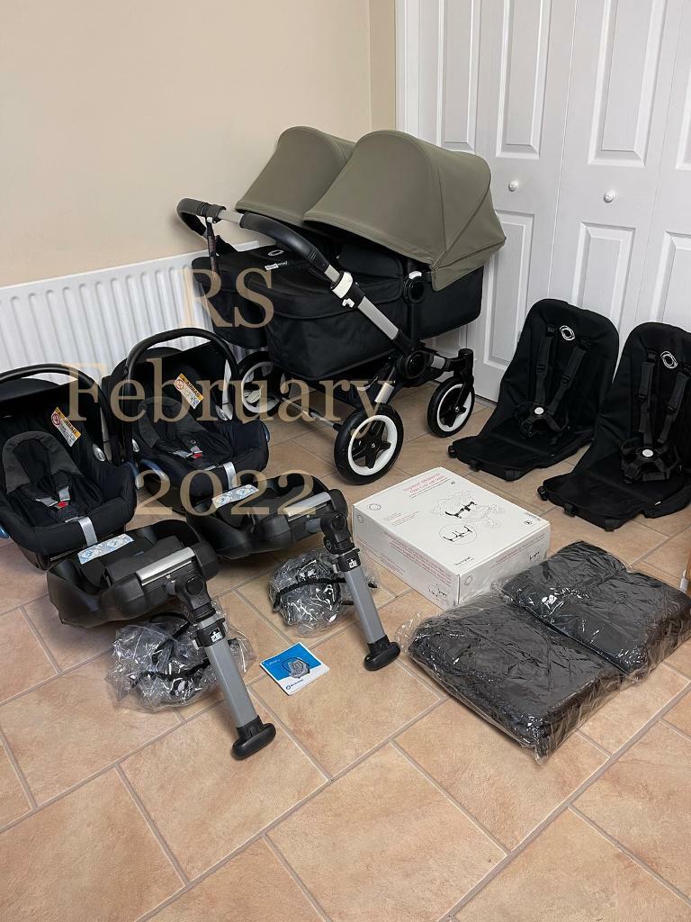 bugaboo donkey olive green